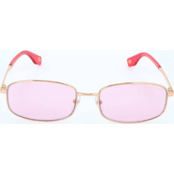 Marc Jacobs MARC368/S 35J Ανδρικά Γυαλιά Ηλίου Ορθογώνια Μεταλλικά Χρυσά με Ροζ Φακό