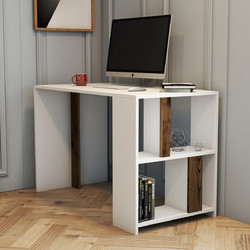 Stewe Home Γραφείο Υπολογιστή Ξύλινο 120x60x75cm STE-001350-V2483
