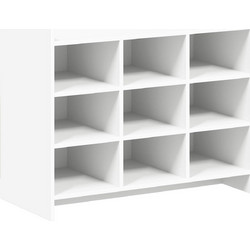 vidaXL Παπουτσοθήκη Ξύλινη M85xΠ39.5xΥ70cm 8011363