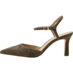 Michael Kors Γόβες Suede Slingback με Τακούνι Στιλέτο Χακί 40T6AMMP1S-282