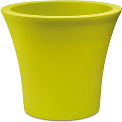 Plastona City Γλάστρα Στρογγυλή Πλαστική Lime 20x17.5cm 10.11.0013