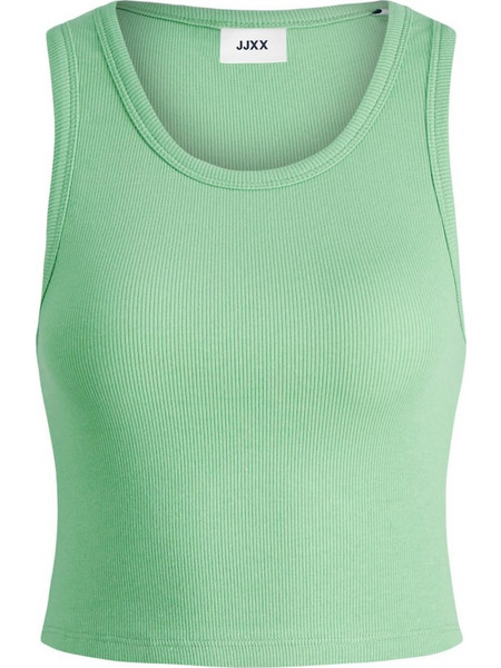 JJXX Γυναικείο Καλοκαιρινό Crop Top Ριπ Τιρκουάζ 12200401
