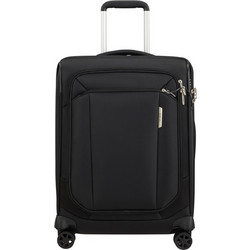 Samsonite Respark 143325-7416 Βαλίτσα Καμπίνας 55x35x22cm με 4 Ρόδες Μαύρη