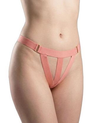 Milena By Paris Γυναικείο Sexy String Κοραλί 6962