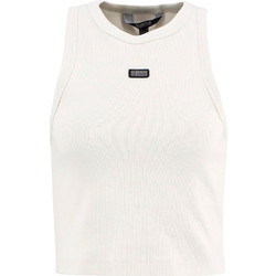 Barbour Γυναικείο Καλοκαιρινό Crop Top Ριπ Λευκό LML0931-GY12