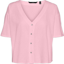 Vero Moda Γυναικείο Καλοκαιρινό Crop Top Φούξια 10260303