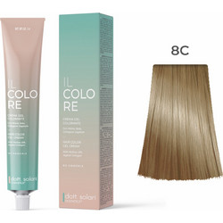 Dott. Solari IL Colore 8C Μόνιμη Βαφή Μαλλιών Xωρίς Αμμωνία 100ml