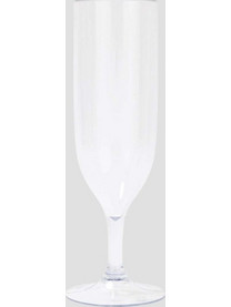 Ποτήρι Σαμπάνιας Πλαστικό Κολωνάτο 180ml 96865