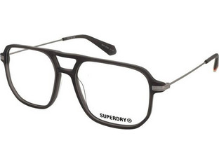 Superdry SDO3066 104 Ανδρικός Σκελετός Γυαλιών Οράσεως Κοκάλινος Μεταλλικός Ασημί Μαύρος