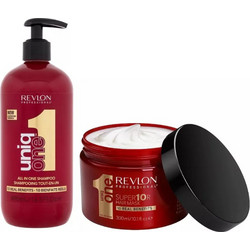 Revlon Uniq One All In One Σετ Περιποίησης Μαλλιών Σαμπουάν 490ml + Μάσκα 300ml