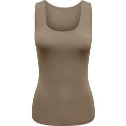 Only Γυναικείο Καλοκαιρινό Top Καφέ 15278090