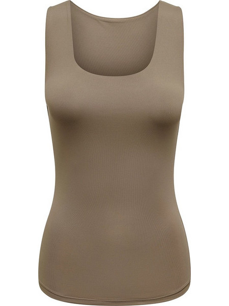 Only Γυναικείο Καλοκαιρινό Top Καφέ 15278090