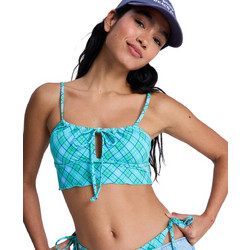 Roxy Bikini Top Μπουστάκι Τιρκουάζ ERJX305696-GHM4