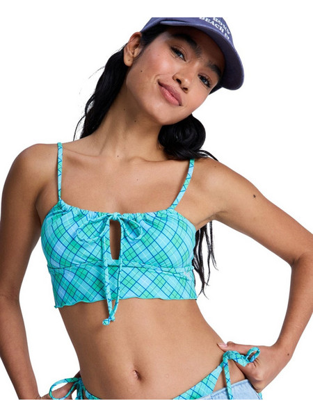 Roxy Bikini Top Μπουστάκι Τιρκουάζ ERJX305696-GHM4