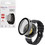 Volte-Tel Edge Cover Πλαστική Θήκη Tempered Glass για Huawei Watch GT6 41mm Ασημί