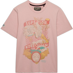 Superdry Ανδρικό Αθλητικό T-Shirt Ροζ M1012235A-HSU