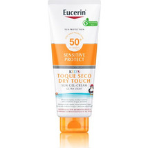 Eucerin Kids Sensitive Protect Dry Touch Παιδική Αντηλιακή Κρέμα Προσώπου & Σώματος SPF50+ 2x200ml