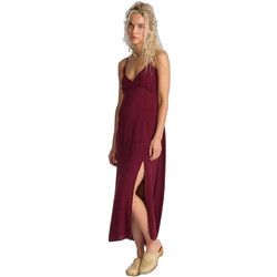 Billabong Summer Crush Midi Καλοκαιρινό Καθημερινό Φόρεμα Μεταξωτό Μπορντό EBJWD00167-RSR0