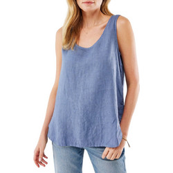 Mexx Γυναικείο Καλοκαιρινό Top Λινό Μπλε SF2044023W