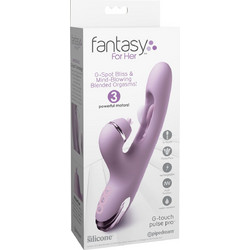 Pipedream Fantasy for Her Pulse Pro G-Touch Δονητής G-Spot Μωβ