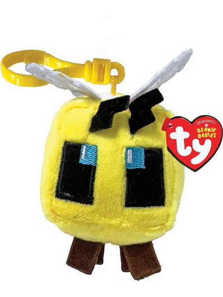 Ty Beanie Babies Minecraft Bee με Κλιπ 5cm