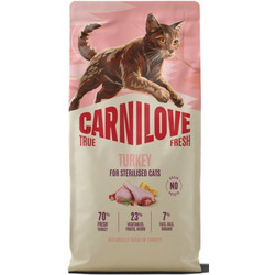 Carnilove True Fresh Sterilised Grain Free with Turkey 2kg