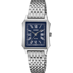 Casio Γυναικείο Ρολόι με Ασημί Μεταλλικό Μπρασελέ LTP-B190D-2B