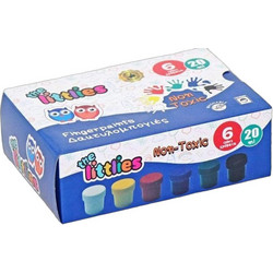 The Littlies Σετ Δακτυλομπογιές 6x20ml 646124