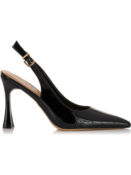 Primadonna Γόβες Slingback Λουστρίνι με Λεπτό Ψηλό Τακούνι Μαύρες 41201VE