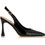 Primadonna Γόβες Slingback Λουστρίνι με Λεπτό Ψηλό Τακούνι Μαύρες 41201VE