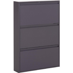 HomeMarkt Παπουτσοθήκη Μεταλλική Stark Ανθρακί M71xΠ15xΥ103cm HM6633.03
