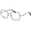 Trussardi TSW1038 09A Γυναικείος Σκελετός Γυαλιών Οράσεως Μεταλλικός Χρυσός Μαύρος