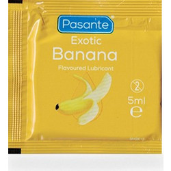 Pasante Exotic Banana Λιπαντικό Gel Νερού Κόλπου & Πρωκτού 5ml
