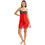 Moongirl Sexy Babydoll See Through με Δαντέλα Κόκκινο S8000