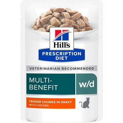 Hill's Prescription Diet w/d Multi-Benefit with Chicken in Gravy 85gr