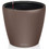 Lechuza Classico Color Ls 35 Αυτοποτιζόμενη Γλάστρα Εσωτερικού Χώρου Στρογγυλή Πλαστική Καφέ 35x32cm 14283