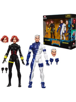 Hasbro Marvel Legends Series Avengers Black Widow & Quicksilver Σετ Φιγούρες Δράσης για 4+ Ετών 15cm