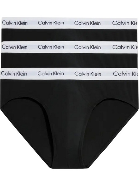 Calvin Klein Ανδρικά Σλιπ Βαμβακερά Μαύρα 3Pack 0000U2661G-001