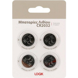 Logik Lithium CR2032 4τμχ