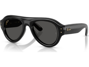 Ray-Ban RB4925 601/87 Ανδρικά Γυαλιά Ηλίου Aviator Κοκάλινα Μαύρα με Μαύρο Φακό