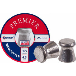 Crosman Wadcutter Βολίδες Pellets Αεροβόλου 4.5mm Μολυβένιες 0.48g / 7.4gr 250τμχ