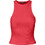 Vero Moda Γυναικείο Καλοκαιρινό Top Ριπ Κόκκινο 10295022