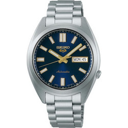 Seiko Ανδρικό Ρολόι με Ασημί Μεταλλικό Μπρασελέ SRPL55K1