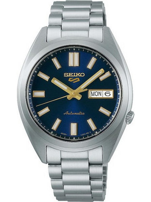 Seiko Ανδρικό Ρολόι με Ασημί Μεταλλικό Μπρασελέ SRPL55K1