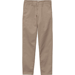 Carhartt Ανδρικό Παντελόνι Κανονική Εφαρμογή Μπεζ I003367-8Y02
