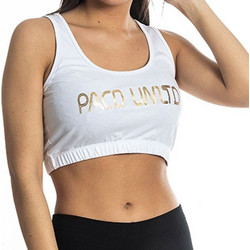 Paco & Co Γυναικείο Καλοκαιρινό Crop Top Βαμβακερό Λευκό 213243