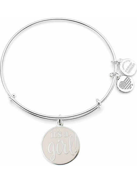 Alex and Ani Γυναικείο Βραχιόλι Βέργα Ασημί A19EBIAGSS