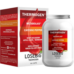 Amhes Lose Big Thermogen Θερμογεννετικός Λιποδιαλύτης με Πράσινο Τσάι 90 Κάψουλες