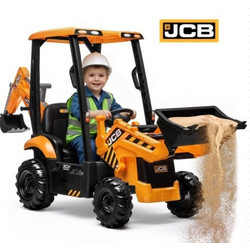 JCB Ηλεκτροκίνητη Παιδική Μπουλντόζα 12V Κίτρινη 8540119-2DR