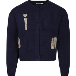 Billieblush Παιδική Ζακέτα Πλεκτή με Κουμπιά Navy Μπλε 3143164380148